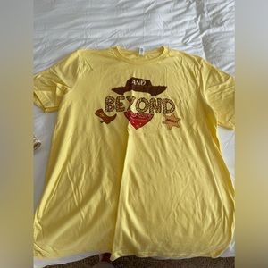 And Beyond Disney shirt. Size large